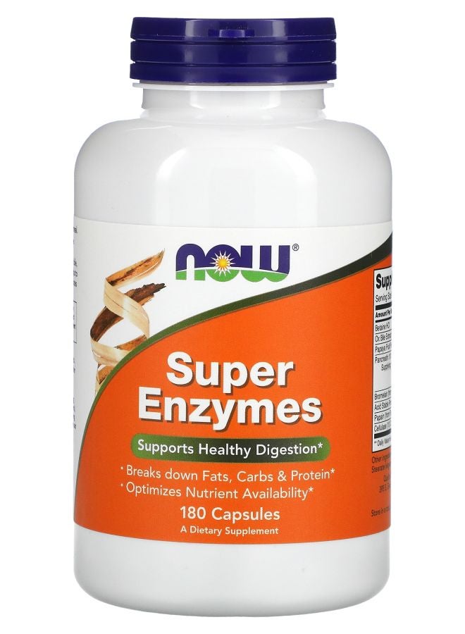 now Super Enzymes 180 Capsules
