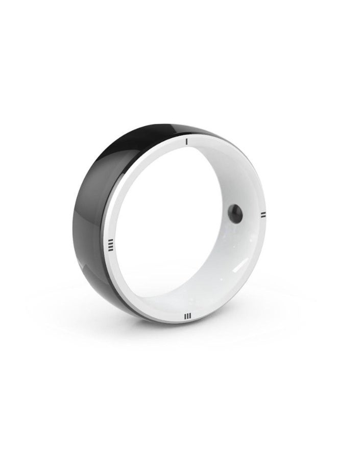 General Smart Ring R5 Newest Intelligent Wearable Device Build-in 6 RFID Cards 128GB Wireless Disk Sharing 2 Health Stones NFC Functions for iPhone Android Size: M (Perimeter 58-63mm, Diameter 19mm)  - Image 1
