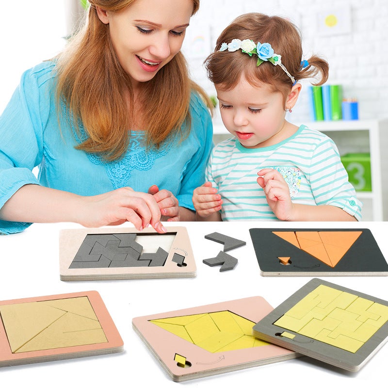 Children And Adults Have Wooden Puzzles Out Of Nothing To Burn Brain Decompression Challenges One More Impossible Puzzle Educational Toys - Image 5