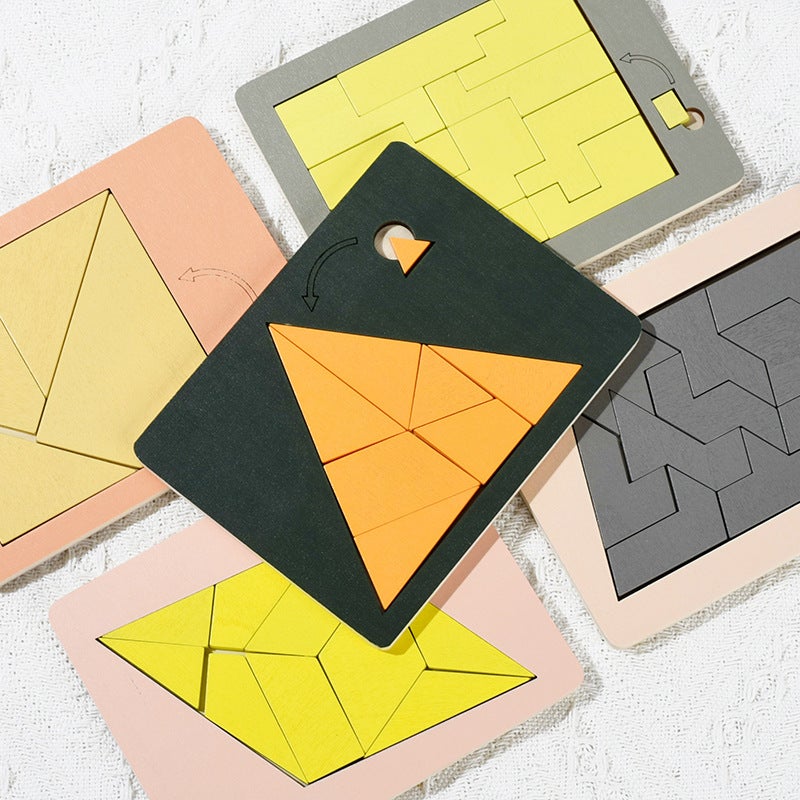 Children And Adults Have Wooden Puzzles Out Of Nothing To Burn Brain Decompression Challenges One More Impossible Puzzle Educational Toys - Image 3