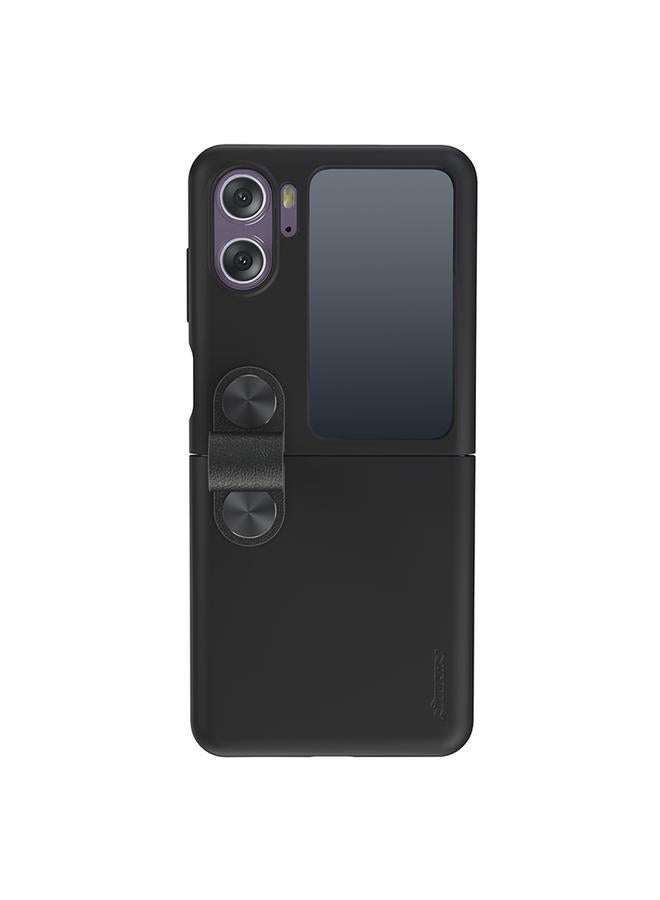 Nillkin Case For OPPO Find N2 Flip Skin Feel Liquid Silicone Phone Case With Finger Strap - Image 2