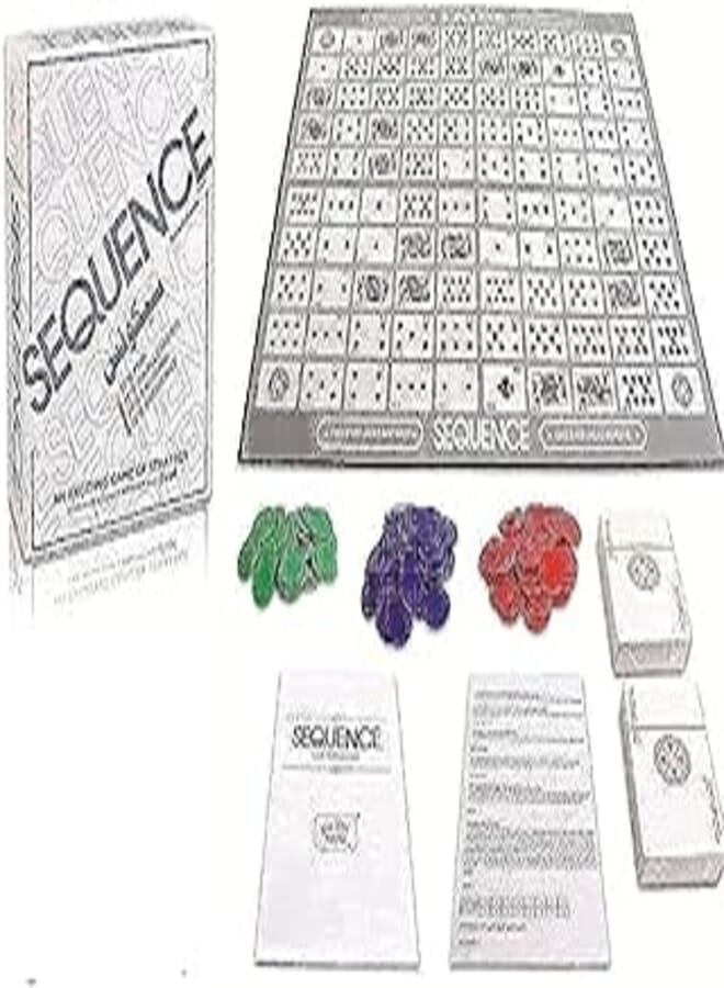 Sequence Puzzle Board Game 2-12 Players Family/Party Best Gift for Children Backgammon Game