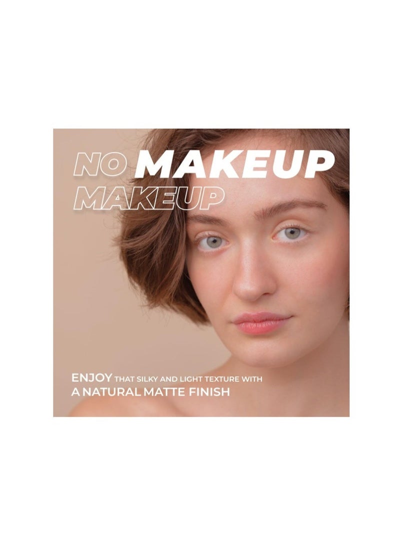 لاميل Antibacterial Compact Powder OhMy Clear Face Powder №403 Rosy Beige - Image 2