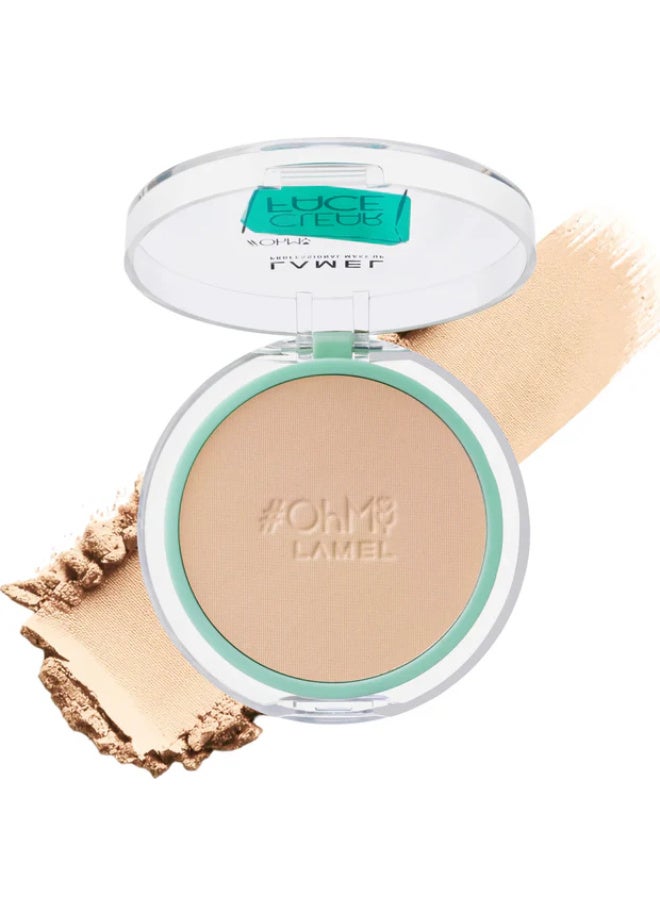 لاميل Antibacterial Compact Powder OhMy Clear Face Powder №403 Rosy Beige - Image 1