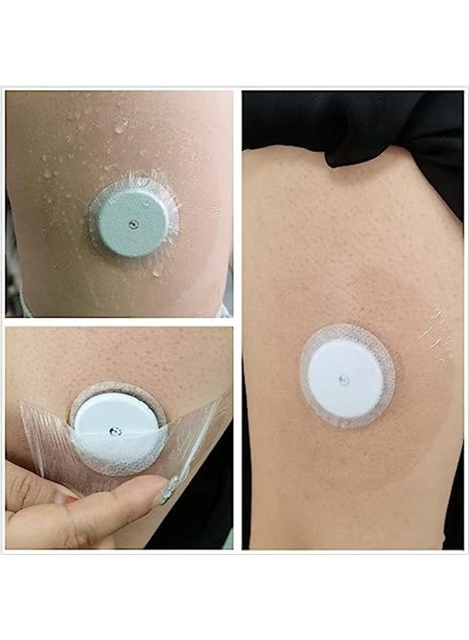 HONYOU Freestyle Sensor Covers 40Pack, Libre 1/2/3 Sensor Covers Waterproof Sensor Patches for Enlite Medtronic Guardian CGM Tape, Non-Adhesive on The Center 14 Days Long Stay Hypoallegenic - Image 5