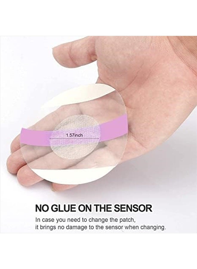 HONYOU Freestyle Sensor Covers 40Pack, Libre 1/2/3 Sensor Covers Waterproof Sensor Patches for Enlite Medtronic Guardian CGM Tape, Non-Adhesive on The Center 14 Days Long Stay Hypoallegenic - Image 4