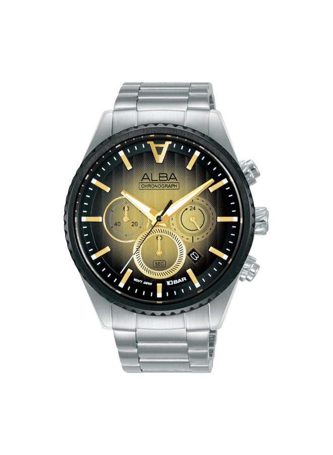 Alba Stainless steel Chronograph Wrist Watch AT3H93X1