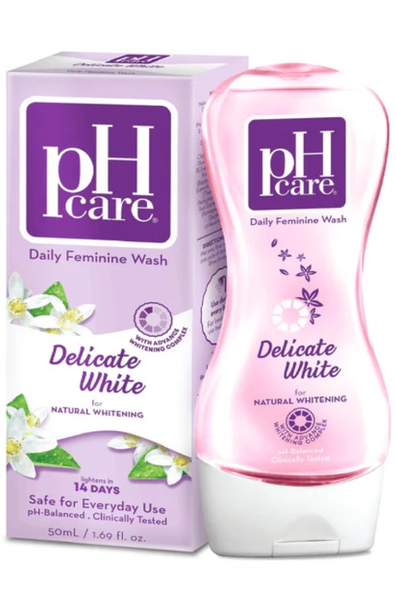 بي إتش كير غسول نسائي يومي أبيض رقيق 50 مل