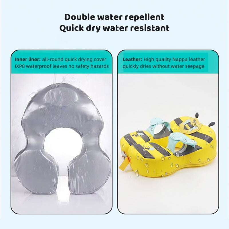 Mambobaby Baby Swim Float Non-inflatable Waterproof Baby Swimming Float Ring Kids Swim Trainer for 3-72 Months Baby Boys Girls Infant Pool Float - Image 5