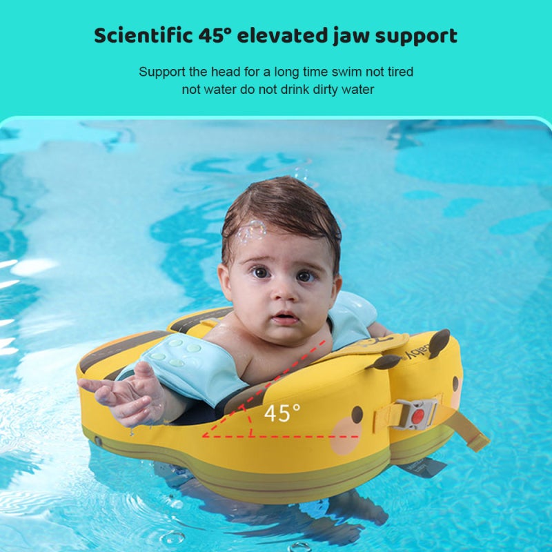 Mambobaby Baby Swim Float Non-inflatable Waterproof Baby Swimming Float Ring Kids Swim Trainer for 3-72 Months Baby Boys Girls Infant Pool Float - Image 3