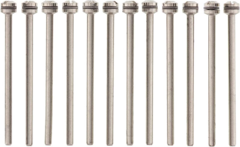 Miniature Screw Mandrel, Plain, 3/32 Inch, Pack of 12 | BRS-274.00