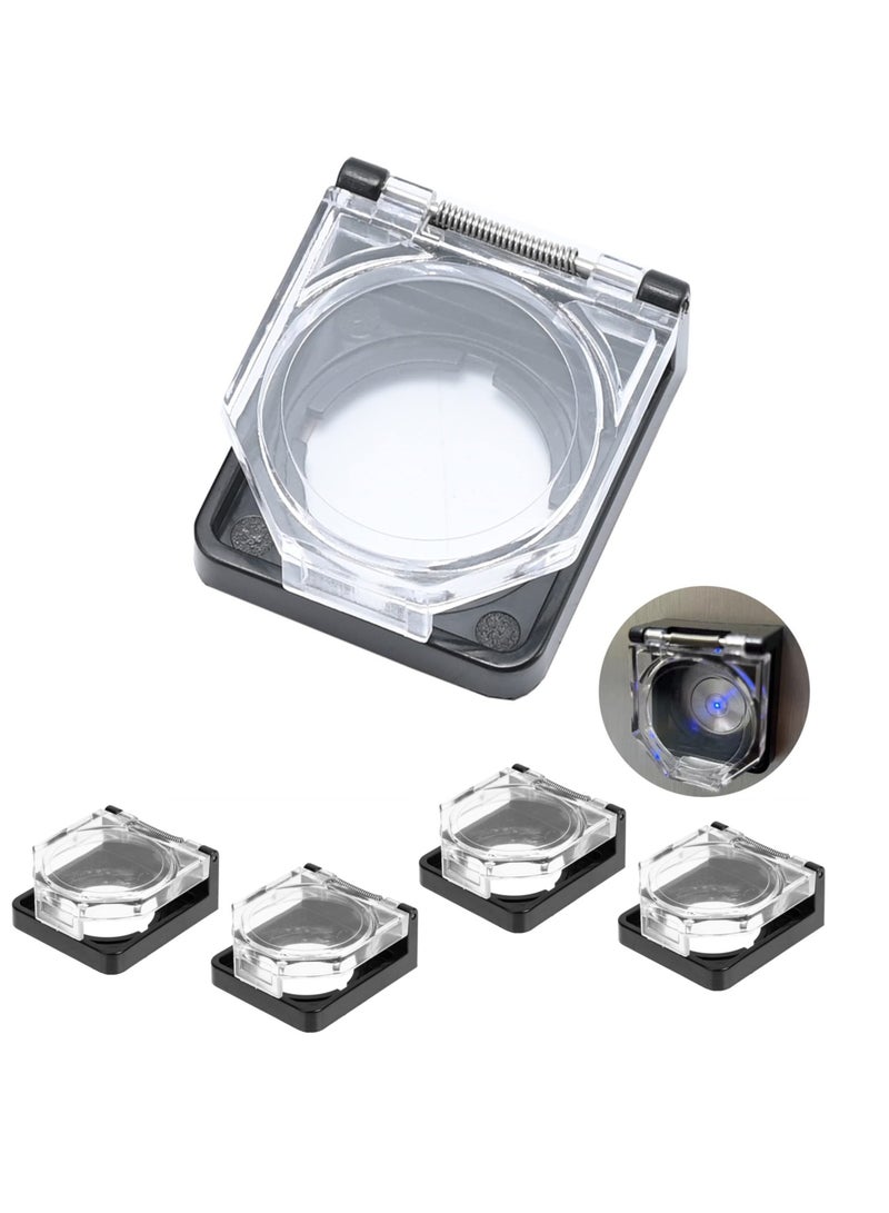 4PCS Dustproof Power Push Button Switch Covers, 22mm Safety Protector for PC Desktops and Computers - Image 1