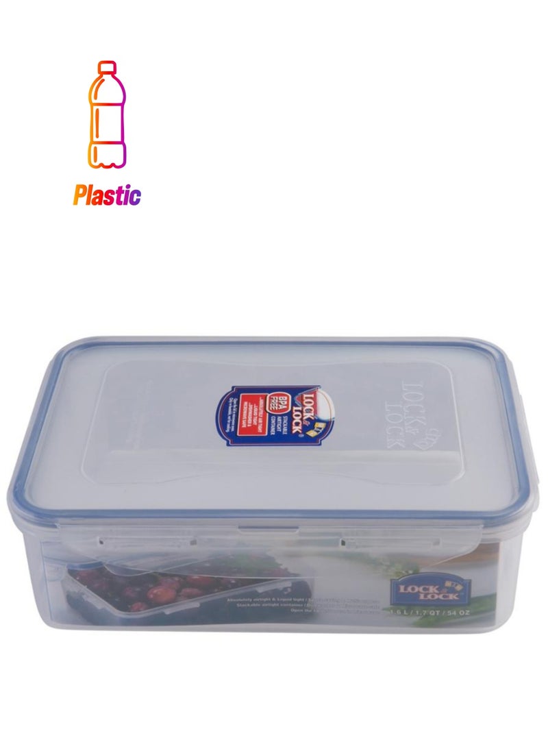 LOCK & LOCK - Rectangular Food Container 23.2 X 16.5 X 6.9 Cm Clear - Image 1
