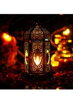 Brass Moroccan Lantern Lamp Tealight Candle Holder For Decor Black Matty - pzsku/Z4858781A873FD6EEF1CEZ/45/_/1739544138/78a99b9a-2499-4ab5-a5c6-db3689bcc0f9