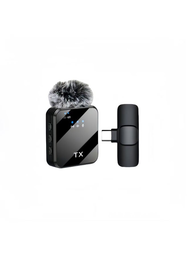Neutral F11 Intelligent Noise Reduction Wireless Lapel Microphone Three-in-one Tiktok Microphone Outdoor Equipment - Image 1