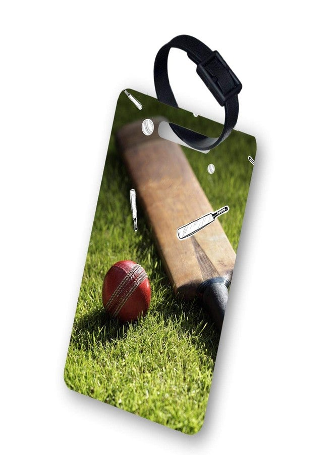 Funcart Cricket Theme Luggage Tag - Image 1