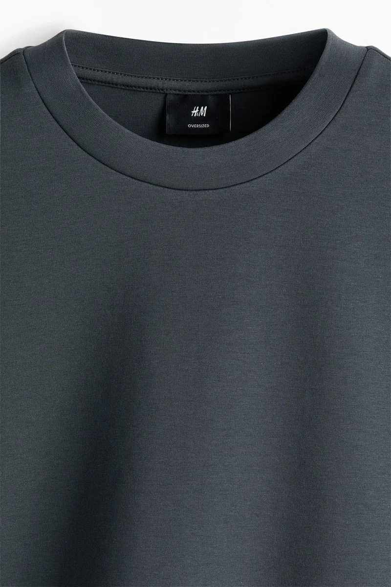 H&M Oversized Fit Scuba T-shirt