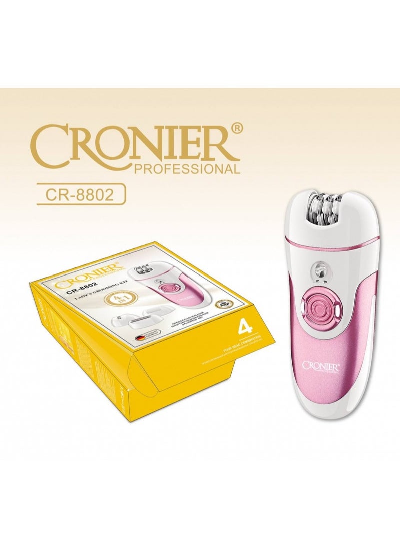 Cronier - CR-8802 4 In 1 Rechargeable Shaver Suit - Multicolour - Image 1