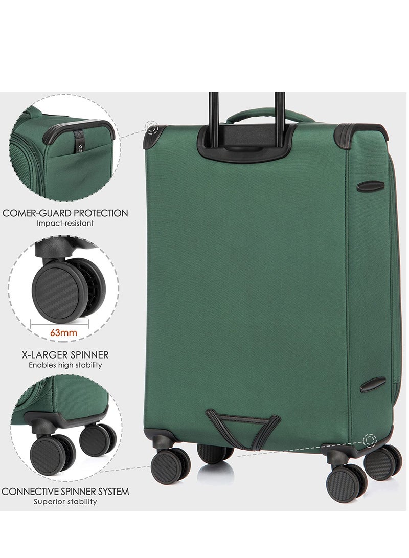 Verage  Softside and Lightweight Luggage Set of 3 - Image 3