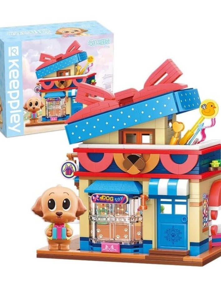Qman Qman Poodle Toy Store Building Blocks Set (370 Pieces) - Image 2