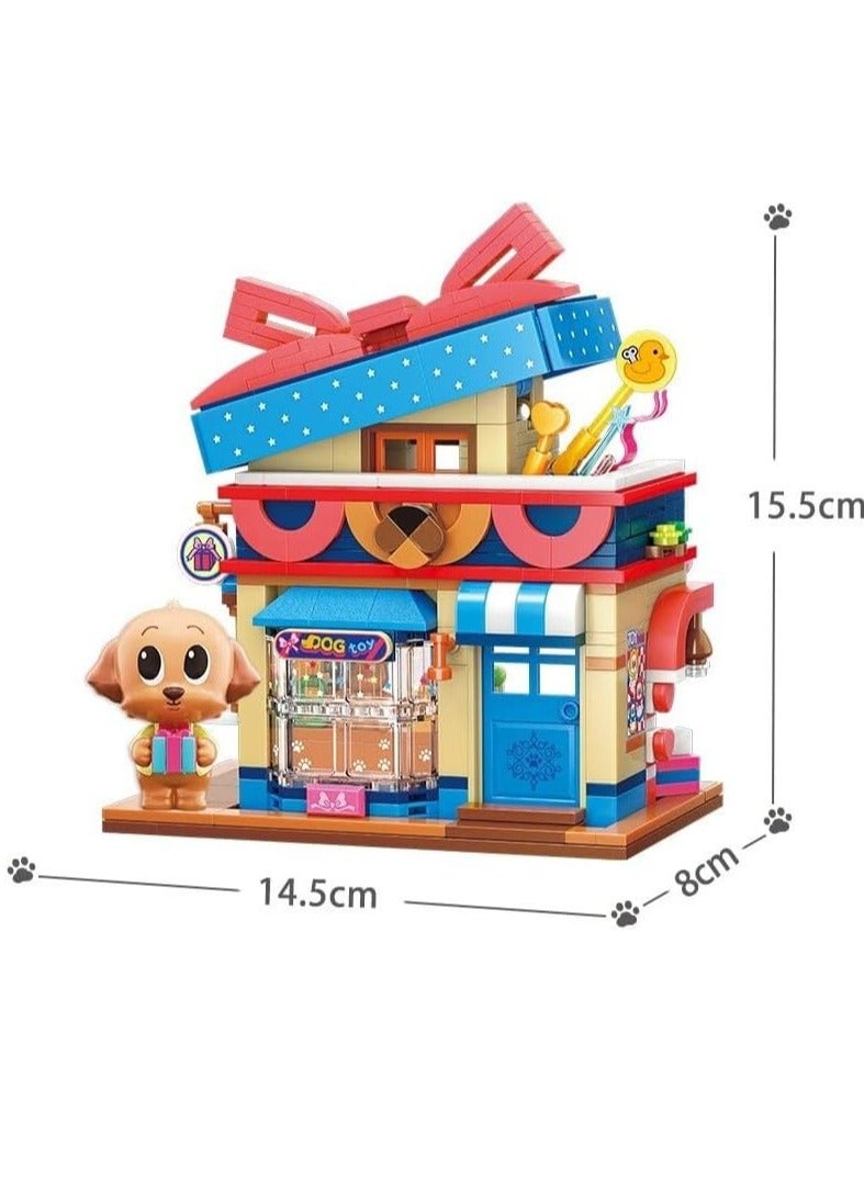 Qman Qman Poodle Toy Store Building Blocks Set (370 Pieces) - Image 4