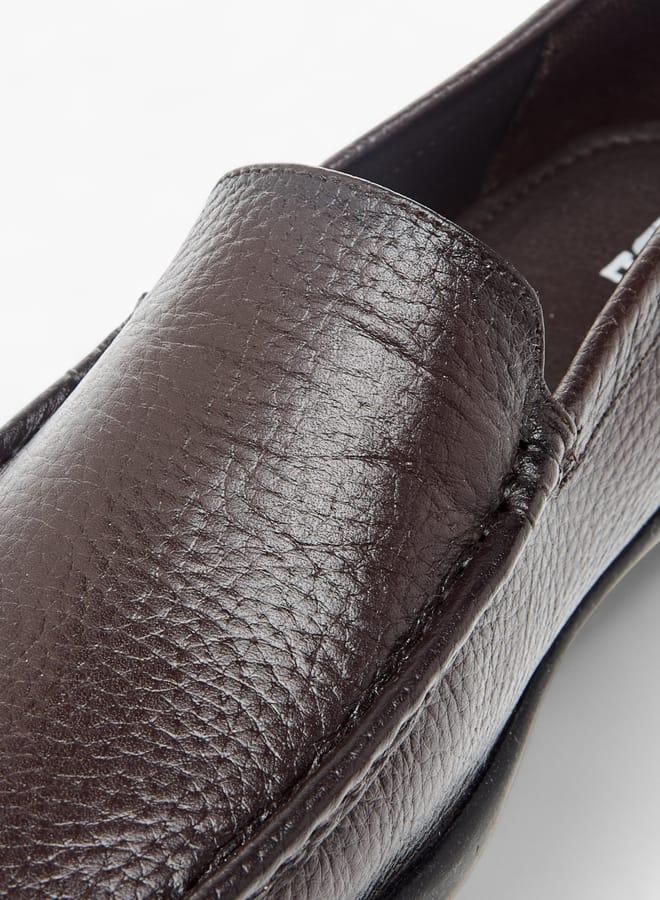 LBL by Shoexpress Men Textured Slip-On Loafers - Image 4