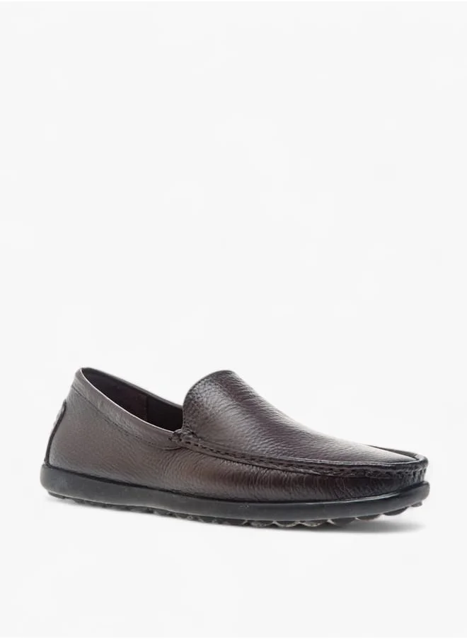 ال بي ال من شو اكسبرس Men Textured Slip-On Loafers