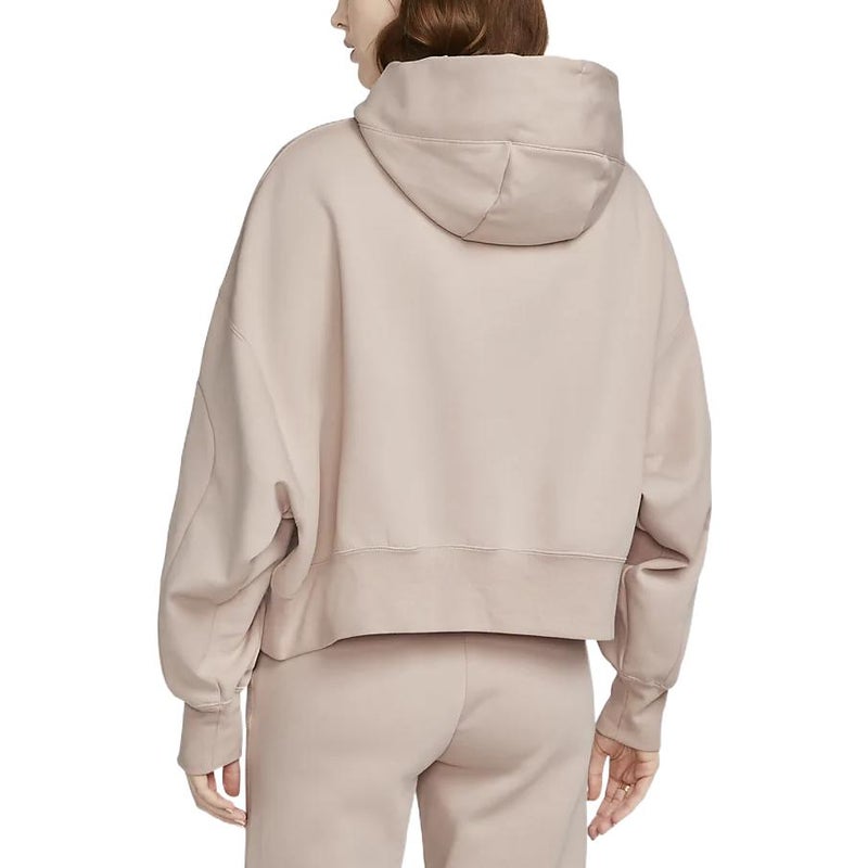 Nike (WMNS) Nike Sportswear Tech Fleece Pullover Hoodie 'Light Brown' - Image 3