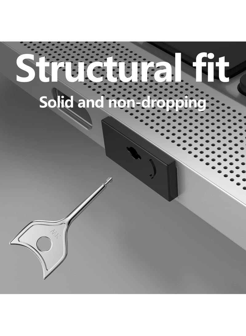 Barakah 10 Pack USB-A Port Blockers with Key, Locking Dust Caps for Computers, TVs and Routers, Green - Image 2