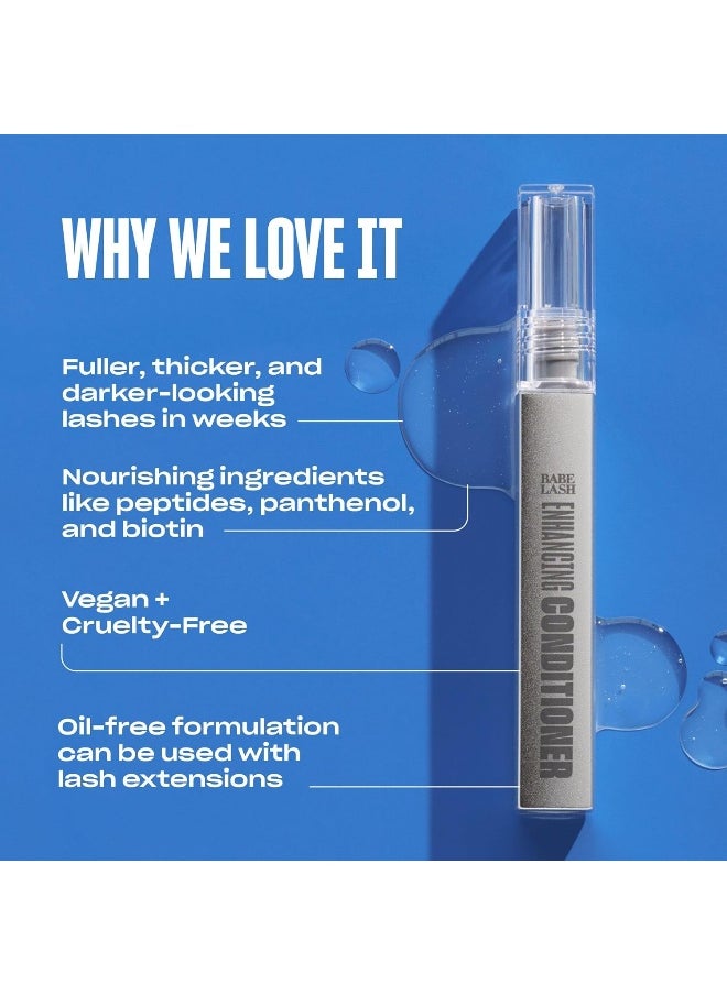 Enhancing Lash Conditioner - Conditioning Lash Serum For Eyelashes, With Peptides And Biotin, 3Ml