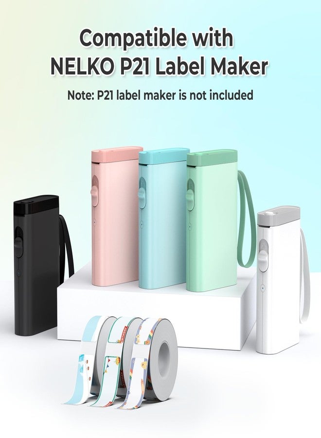 Nelko Genuine P21 Birthday 2.0 Label Maker Tape, Adapted Label Print Paper, 14x40mm (0.55"x1.57"), Standard Laminated Labeling Replacement, Multipurpose of P21 Label Maker, 180 Tapes/Roll, 1 Roll - Image 3