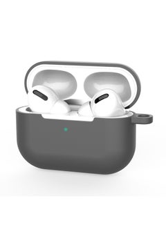 Airpods Pro Headphone Case For Apple 3 Generation Bluetooth Headset Silicone Protective Case Airpods Protective Case-Colour:Dark Grey-Applicable Model:Airpods Pro
