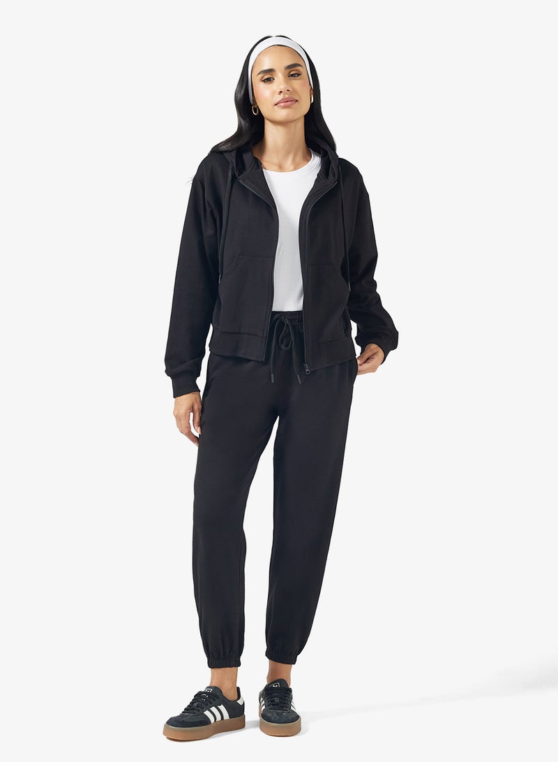 Ginger Basics Cotton Essential Zip Thru Hoodie - Image 4