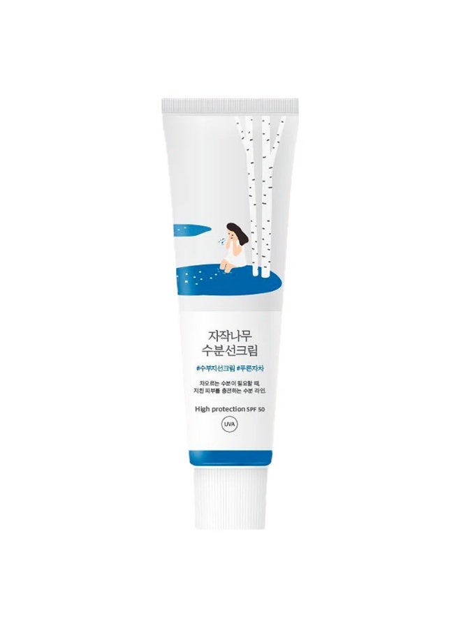 راوند لاب واقي شمس ROUND LAB بيرش جوس المرطب SPF50+ PA++++ – صن بلوك كوري للبشرة الجافة والحساسة 50مل - Image 1