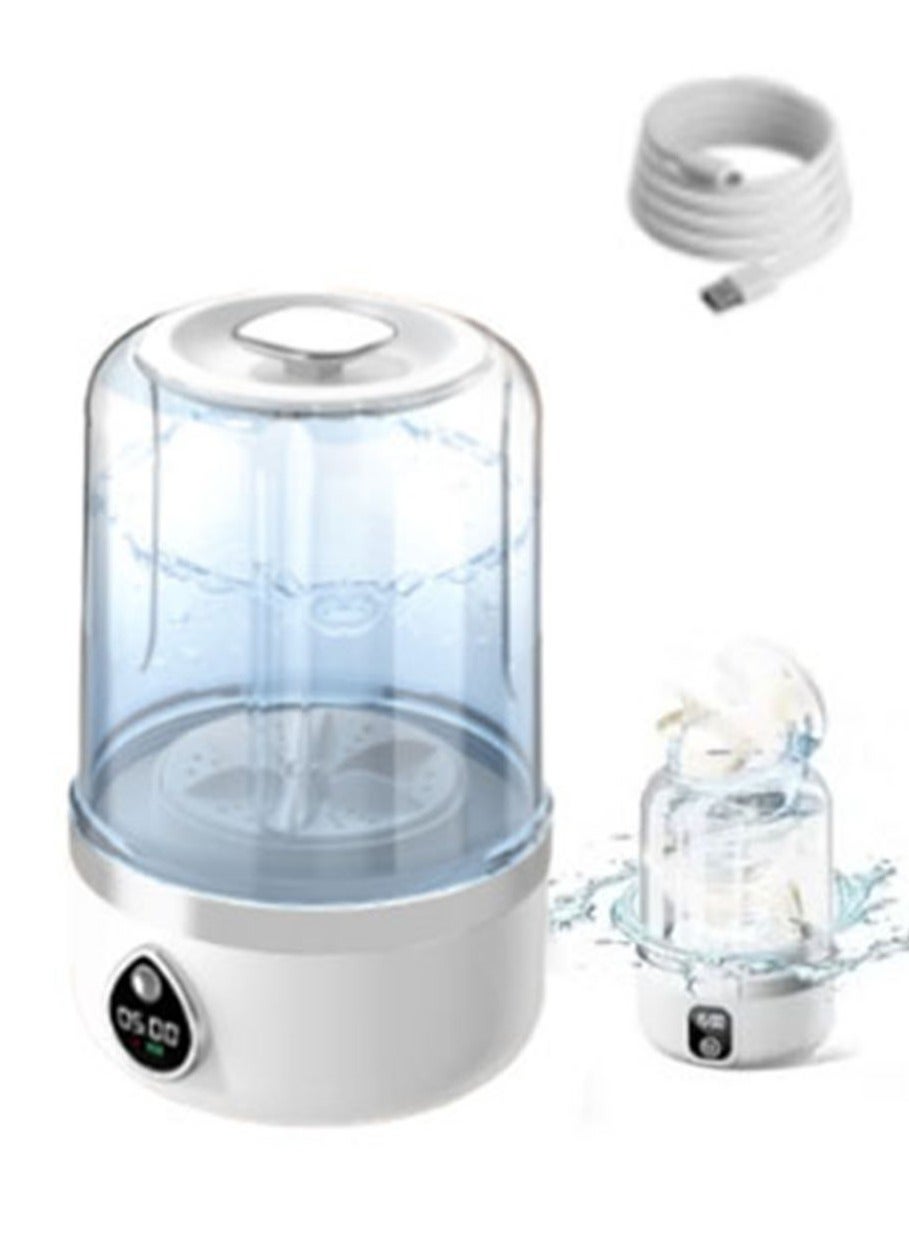 Arabest Underwear Washing Machine, Upgrade 1.5L Mini Portable Washing Machine Rechargeable Underwear Washer Deep Cleans Small Clothes for Apartment, Dorm, RV, Travel & Hotel Use