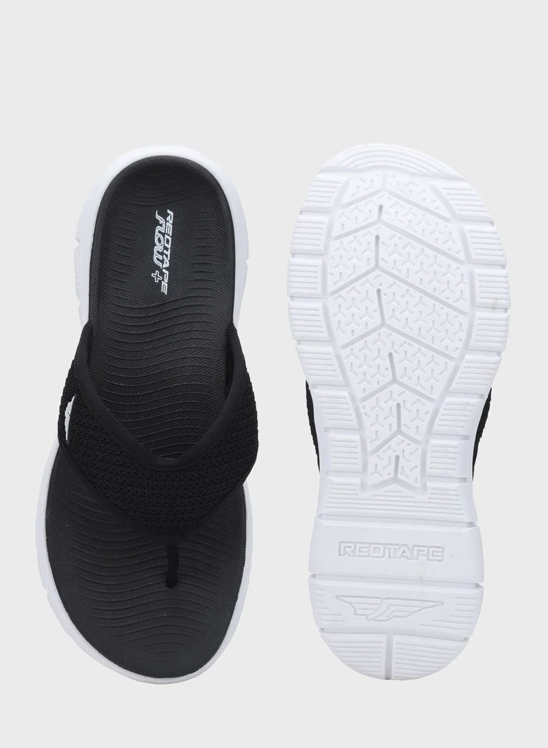 Red Tape Logo Printed Flip Flop