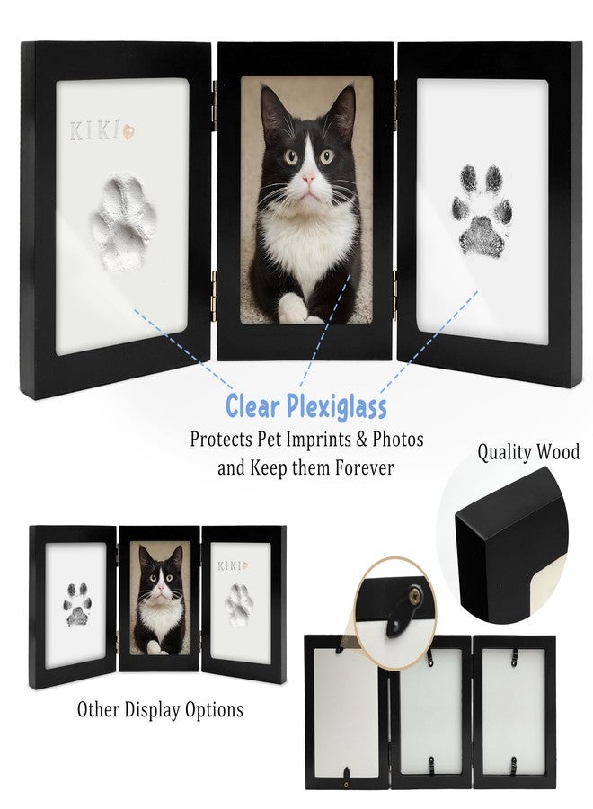 MYPAWLETS Ink&Clay Paw Print Kit Keepsake,Inkless Ink Pad & Soft Clay for Dogs/Cats Paw Prints,Pet Paw Print Impression Kit,Paw Print Stamp Pad for Dogs or Cats,DIY Gifts for Pet Owners-Black - Image 5