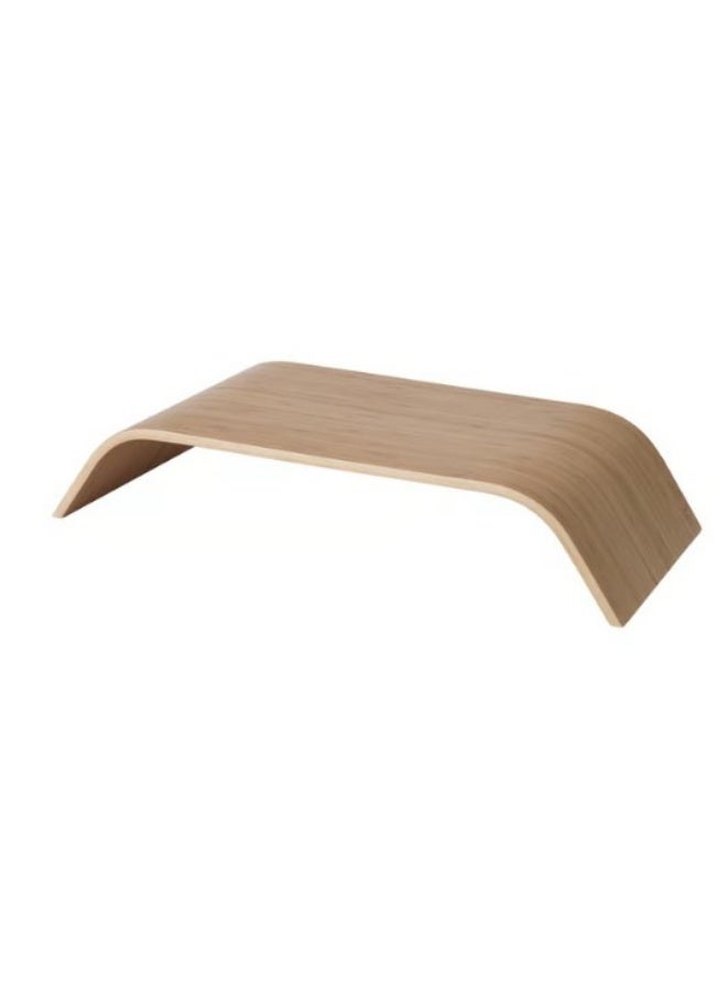 حامل شاشة، ارتفاع ثابت، قشرة من الخيزران - Image 1