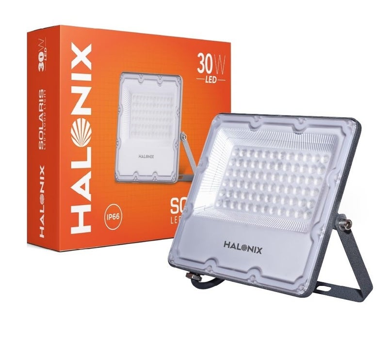 Halonix Aluminium 30W Solaris Waterproof Outdoor LED Flood Light | Halogen Light,Focus Light for Garage,Parking,Shop -(Cool White)-Pack of 1|Short Circuit & Surge Protection with IP66 Rated - Image 4