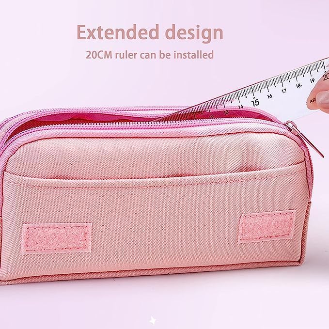 Parshya Dear Kawaii Large Capacity Pencil Case - 3D Eva with Cute Squishy Dear Pencil Case, Pencil Box for Kids, Zipper Pencil case for Boys, Return Gifts for Kids - Image 3