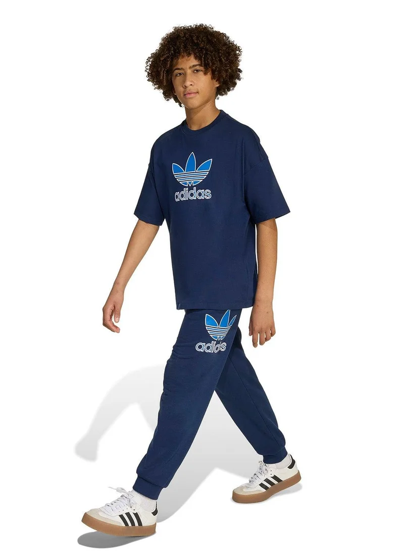 adidas تي شيرت أوريجينالز أزرق للأطفال