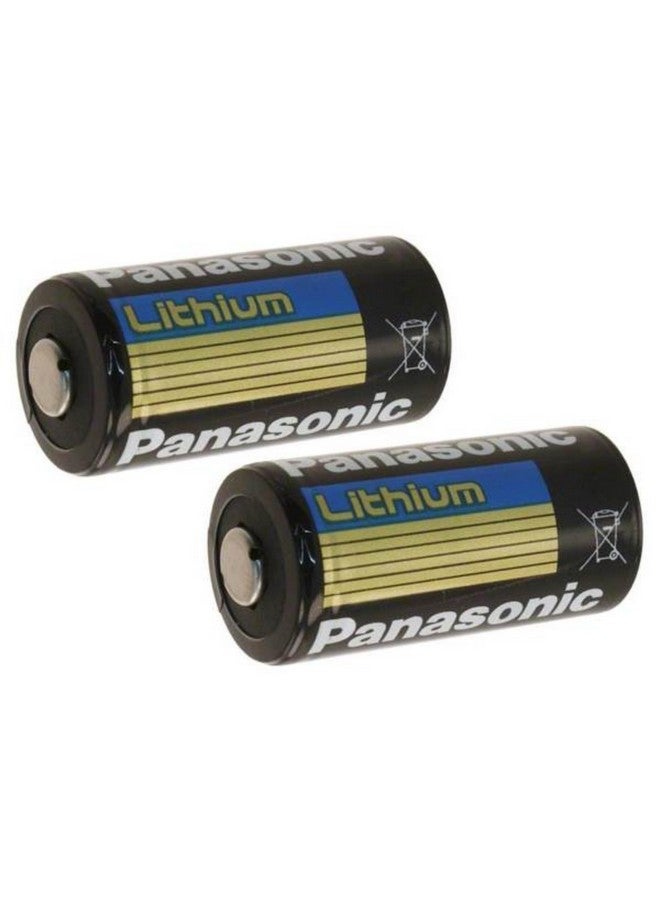 Panasonic BAT002 x 2 CR123A Lithium 3V Photo Lithium Batteries, 0.67" Dia x 1.36" H (17.0 mm x 34.5 mm), Black, Gold, Blue (Pack of 2) - Image 4