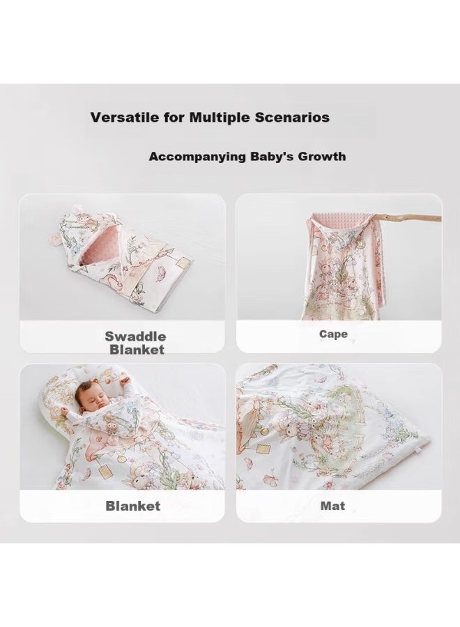Bubble Tree Newborn Baby Swaddle Blanket, Newborn Bean Bag Wrap, Anti-startle Wrap, Autumn And Winter Baby Swaddle, Single Size 95*95cm - Image 3