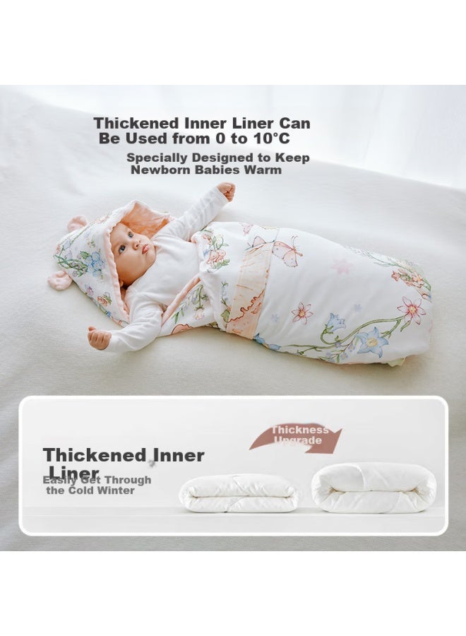 Bubble Tree Newborn Baby Swaddle Blanket, Newborn Bean Bag Wrap, Anti-startle Wrap, Autumn And Winter Baby Swaddle, Single Size 95*95cm - Image 2