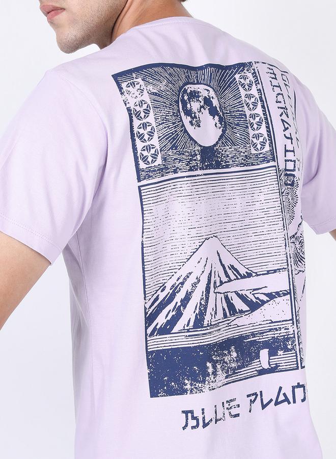 HIGHLANDER Graphic Print Slim Fit Round Neck T-Shirt - Image 4