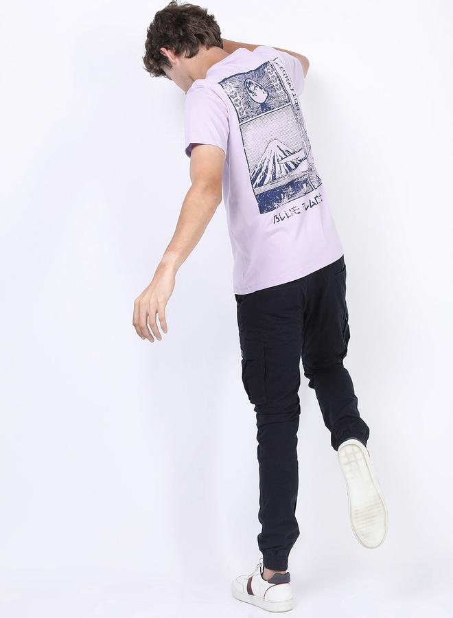 HIGHLANDER Graphic Print Slim Fit Round Neck T-Shirt - Image 2