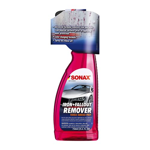 SONAX Iron+Fallout Remover (513400) | Acid-Free Iron Remover for Embedded Iron Particles and Other Contaminants | Great Prep Before Clay Bar and Ceramic Application | (750ml or 25.4 oz) - Image 5