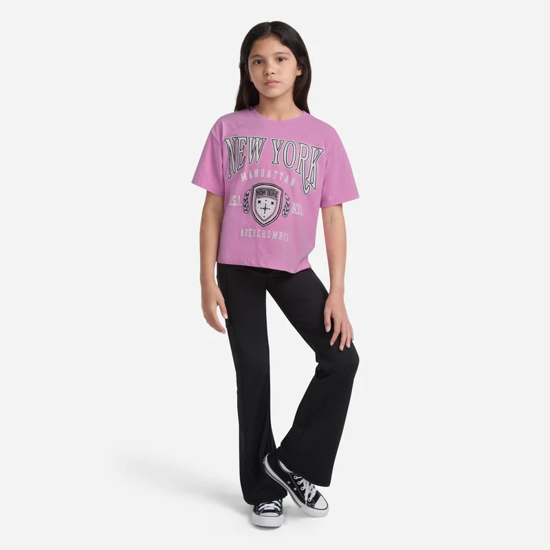 أبيركرومبي آند فيتش AFG NEW YORK CREST BOXY TEE