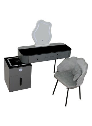 Makeup Vanity Table Dressing Table Flip Mirror With Drawers And Chair With BT Speaker ,wireless charger and USB port - pzsku/Z4859F964036A079910F7Z/45/_/1723038498/c62c83fe-ee39-44b4-b306-e04d69b9a026