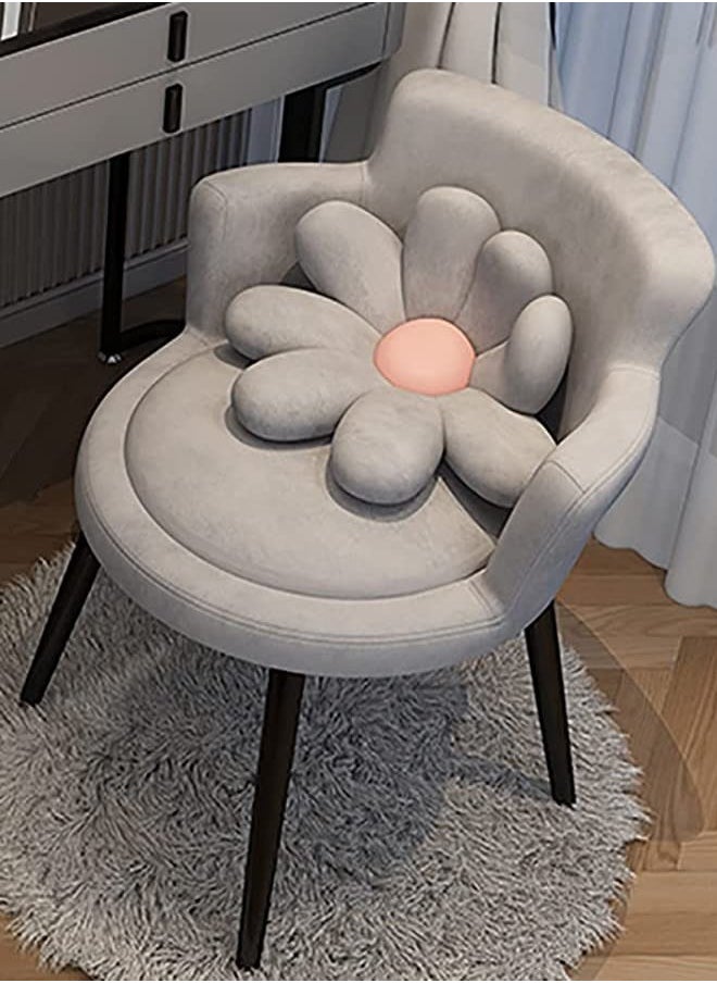 Makeup Vanity Table Dressing Table Flip Mirror With Drawers And Chair With BT Speaker ,wireless charger and USB port